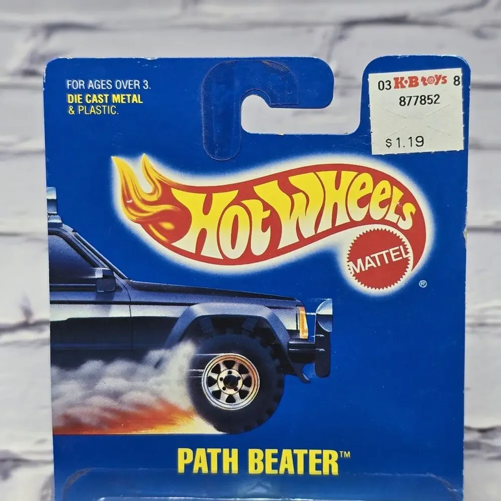 Hot Wheels Path Beater #198 Yellow Die-Cast Truck 1991